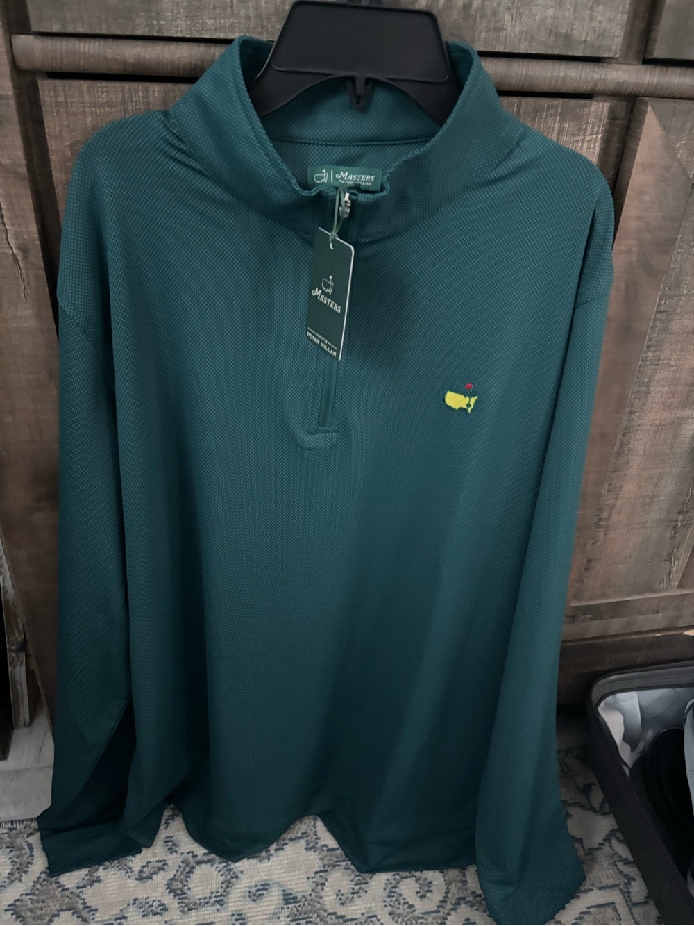 NWT Masters Green Performance Quarter-Zip large